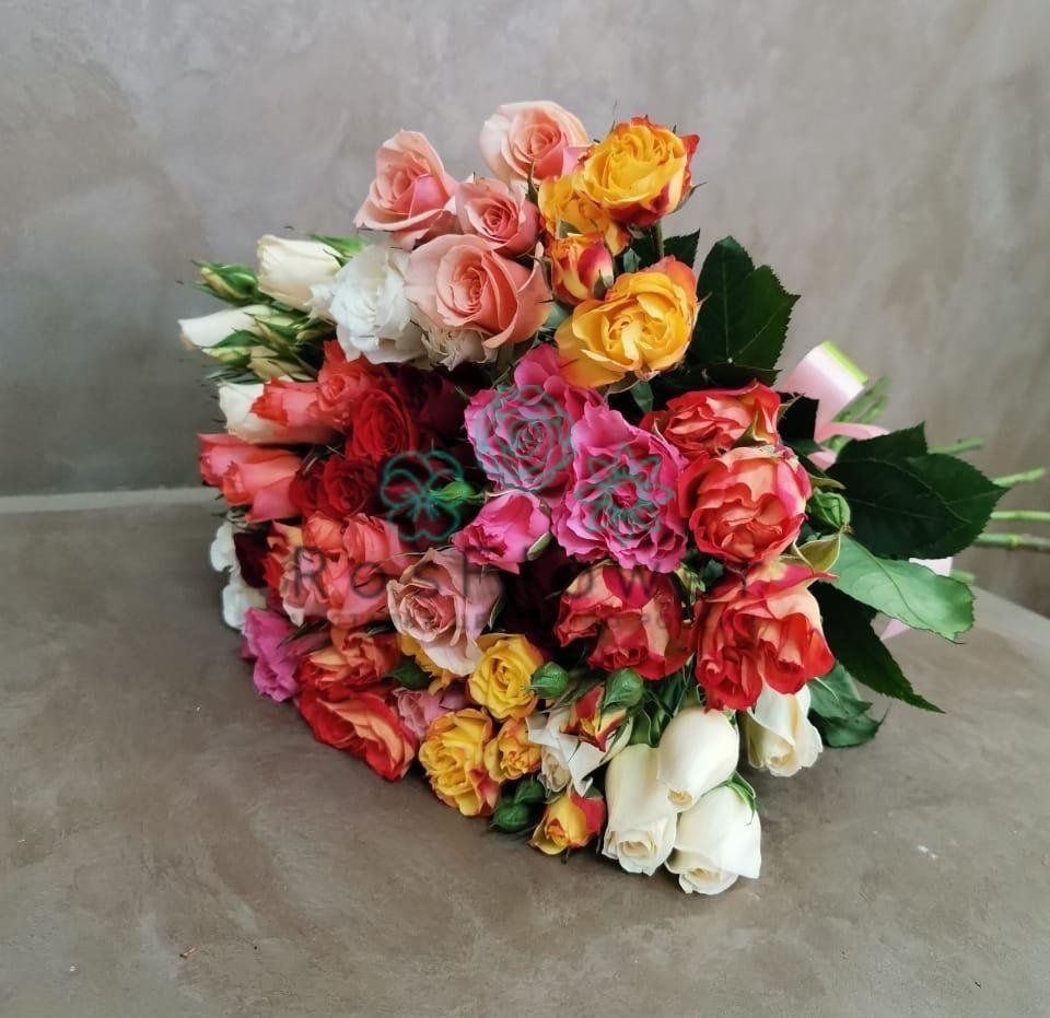 Букет цветов из: Розы в Хрипань