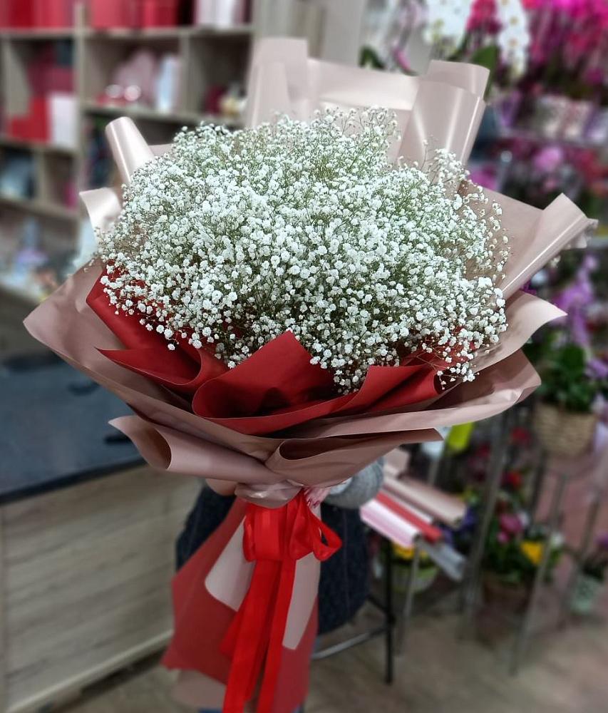 Букет Белые хлопья в Хрипань Букет цветов из: Гипсофила в Хрипань