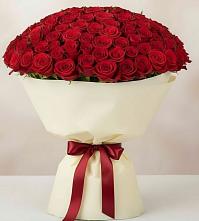 Букет 101 Красная роза Милано в Хрипань