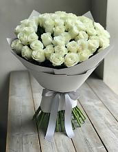 Букет 35 Белых роз в Хрипань