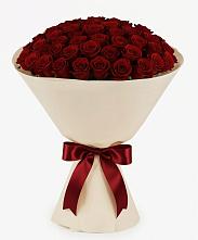 Букет 101 Бордовая роза Блэк Бакарра в Хрипань