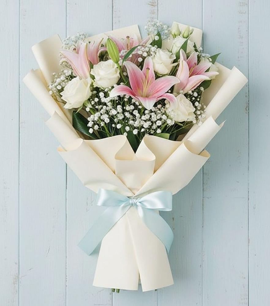 Букет цветов из: Лилии в Хрипань