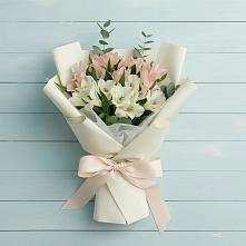 Букет цветов из:  Альстромерии в Хрипань
