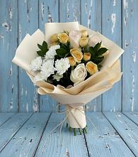 Букет цветов из:  Розы и Хризантемы #REPLACE_PRED# Хрипань