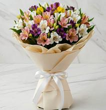 Букет цветов из:  Альстромерии в Хрипань