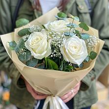 Букет Нежные грёзы в Хрипань Букет цветов из: Розы в Хрипань