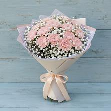 Букет цветов из:  Гвоздики в Хрипань