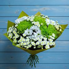 Букет цветов из:  Хризантемы #REPLACE_PRED# Хрипань