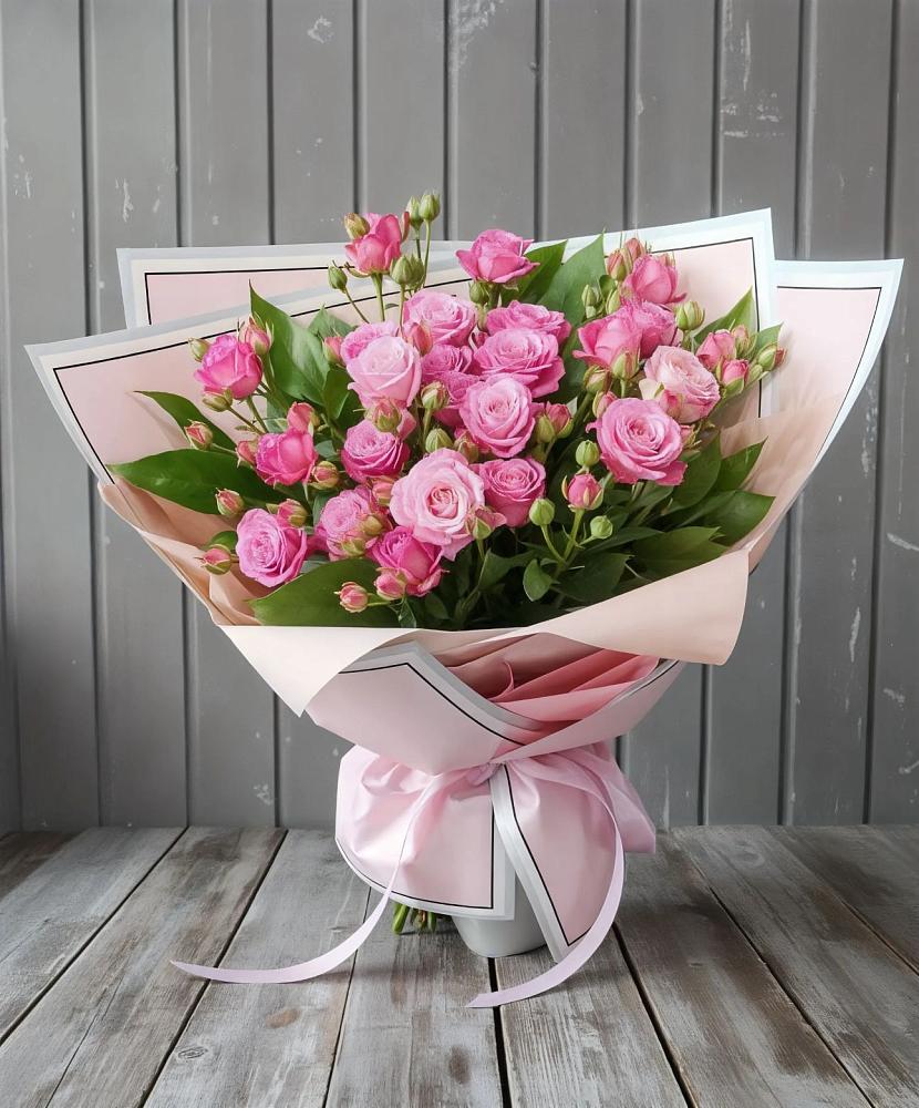 Букет Розовый кустик в Хрипань