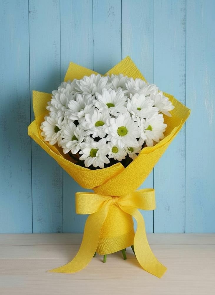 Букет цветов из: Хризантемы в Хрипань