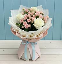 Букет цветов из:  Розы в Хрипань