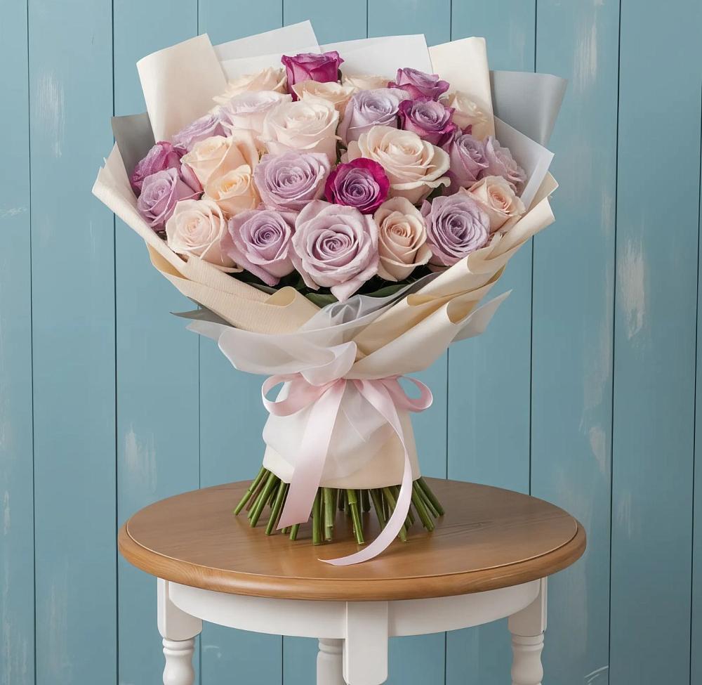 Букет цветов из: Розы в Хрипань