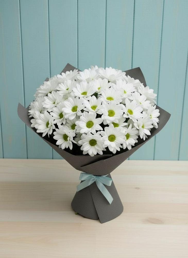 Букет цветов из: Хризантемы в Хрипань