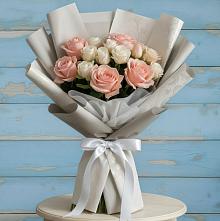 Букет цветов из:  Розы в Хрипань