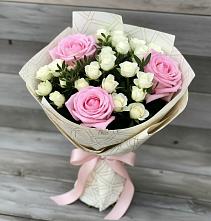 Букет цветов из:  Розы в Хрипань