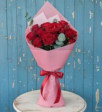 Букет цветов из:  Розы в Хрипань