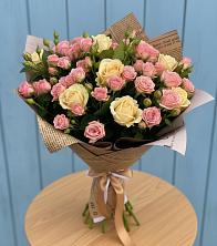 Букет цветов из:  Розы в Хрипань