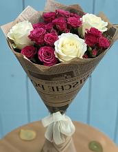 Букет цветов из:  Розы в Хрипань