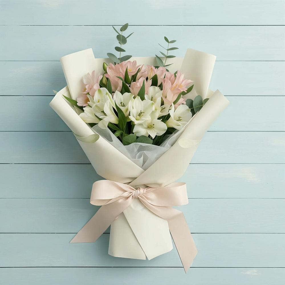 Букет цветов из: Альстромерии в Хрипань