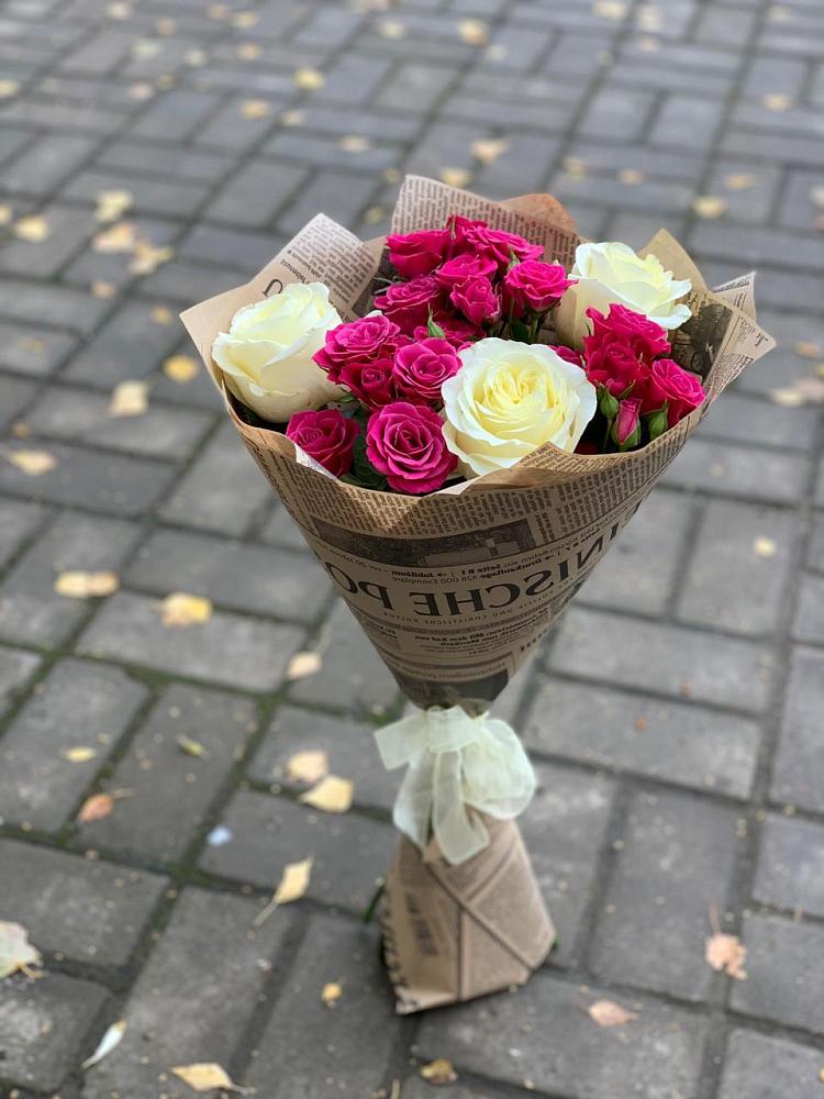 Букет цветов из: Розы в Хрипань