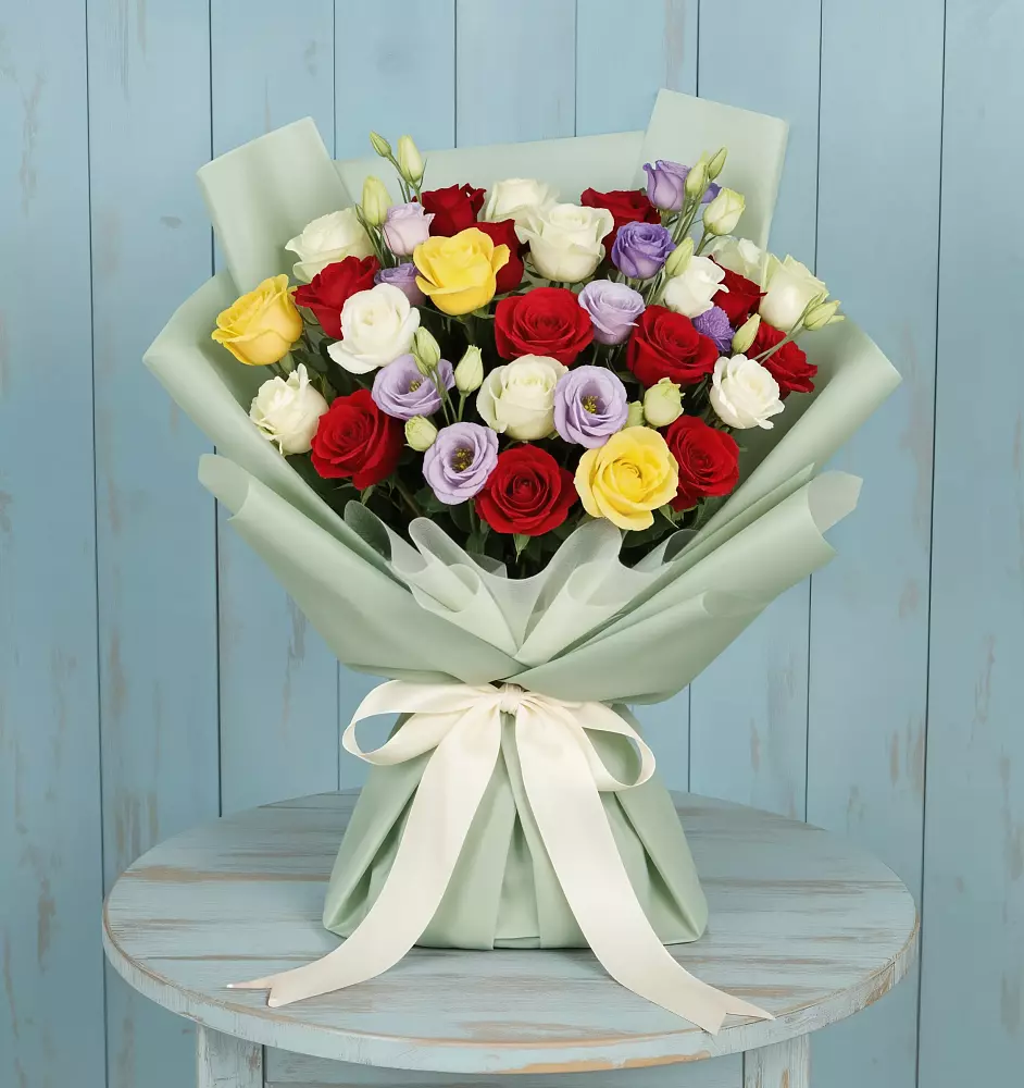 Букет цветов из: Розы в Хрипань