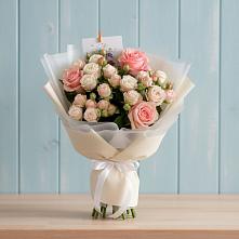 Букет цветов из:  Розы в Хрипань